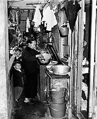 resettlement block resident cooking